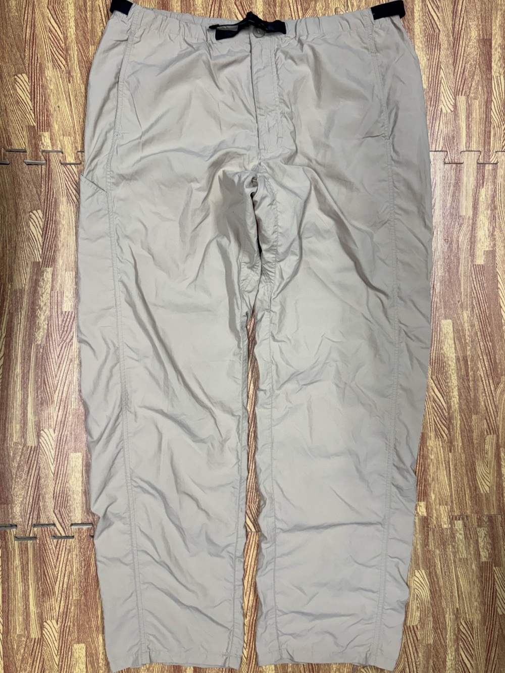 Vintage Patagonia Pants Mens XL Beige Gi II Nylon Hiking Outdoors Belted USA